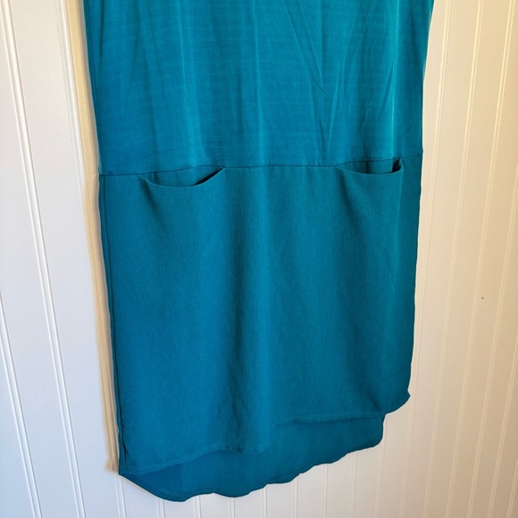 NWT Dolan Anthropologie Left Coast Collection Dress Teal Blue Women’s Size XS - Picture 3 of 12